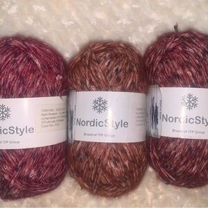 3 Nordic Style Yarn   Acrylic 300yds  Ea This Is A Sample Sent To Hobby Lobby